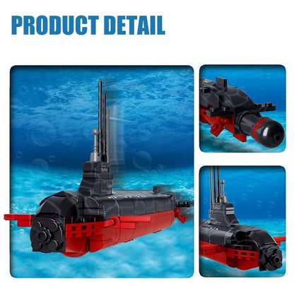 Sluban MOC Building Block Set: WW2 Navy Nuclear Submarine, Model SB0391