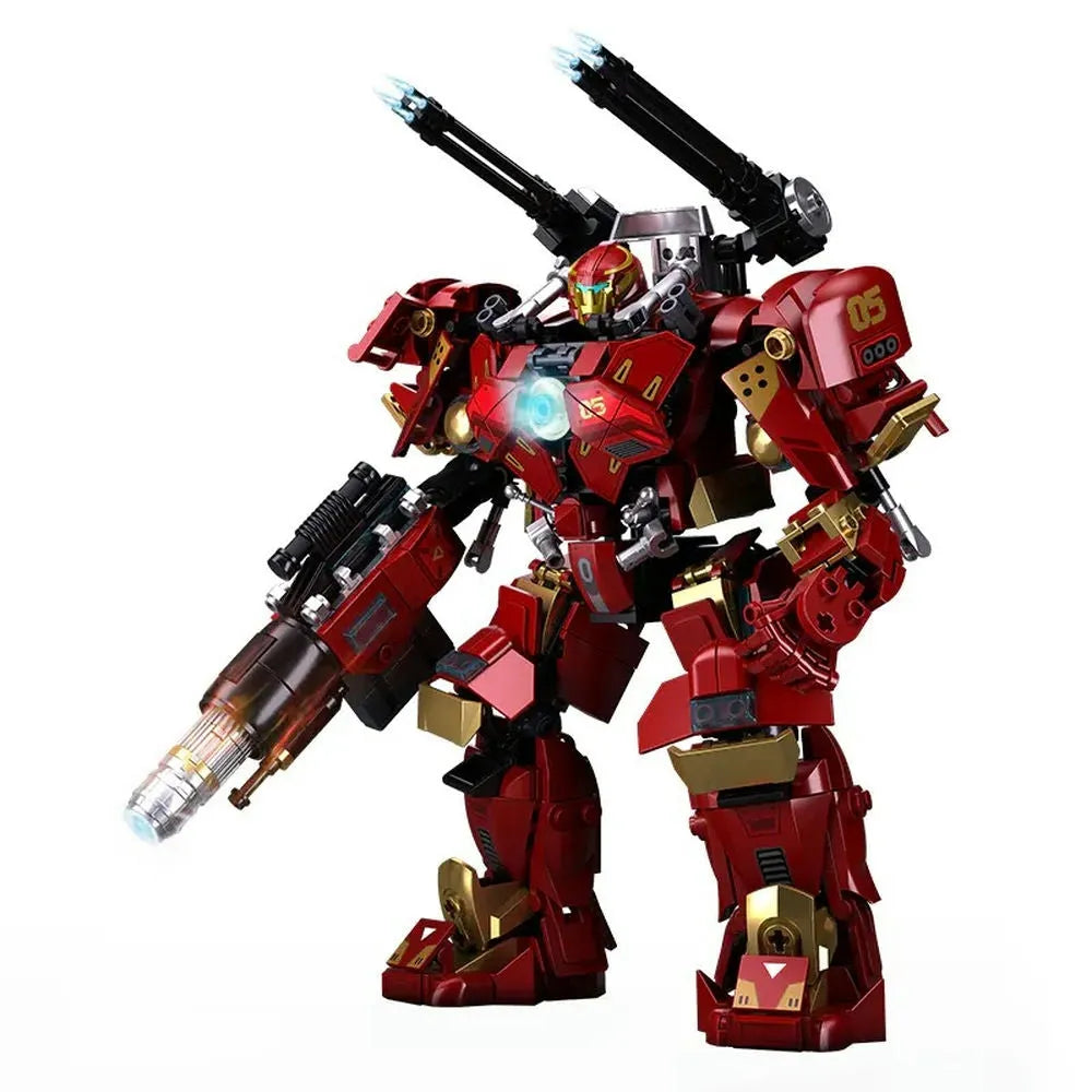 Sluban Building Block Set: Monkey King Lonely Warrior Hulk Mecha, Model SB1181