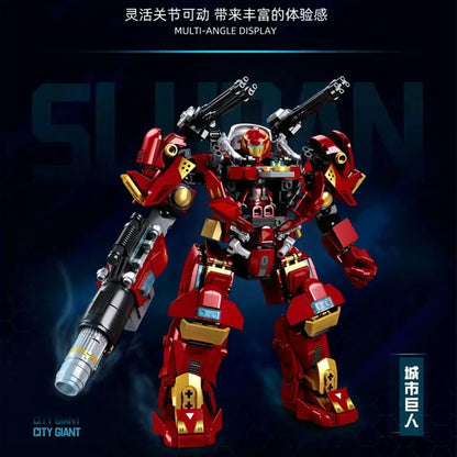 Sluban Building Block Set: Monkey King Lonely Warrior Hulk Mecha, Model SB1181