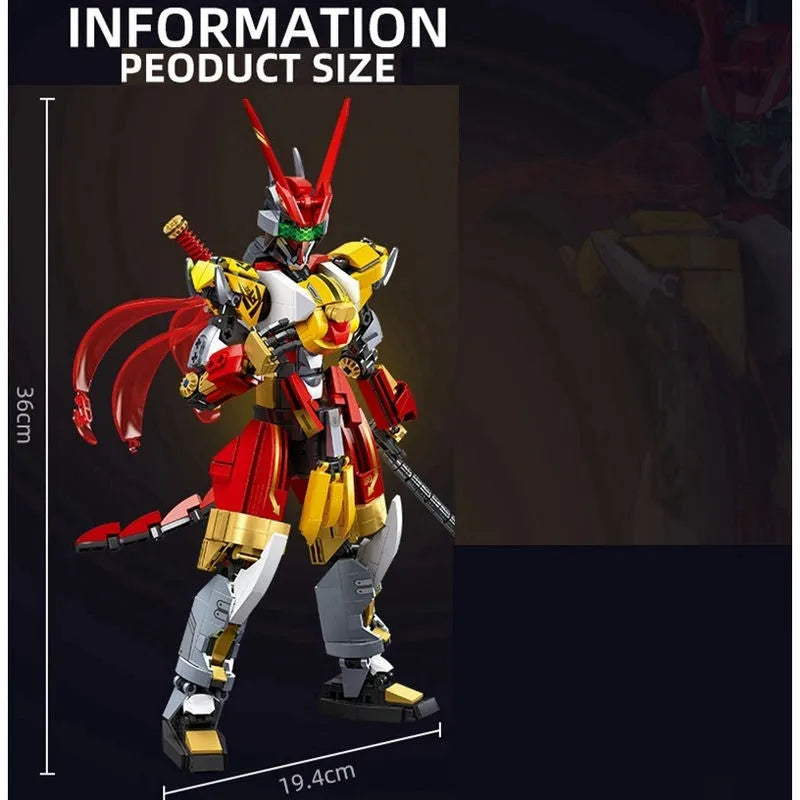 Sluban Building Block Set: Monkey King Mecha Robot Cyber Wukong, Model SB1180