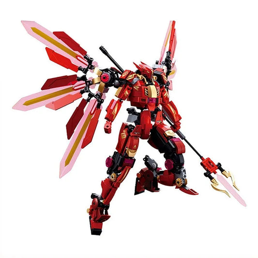 Sluban Building Block Set: Movie Halberd Athena Transforming Mecha Robot, Model SB1152