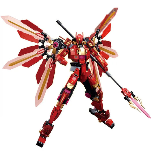 Sluban Building Block Set: Movie Halberd Athena Transforming Mecha Robot, Model SB1152