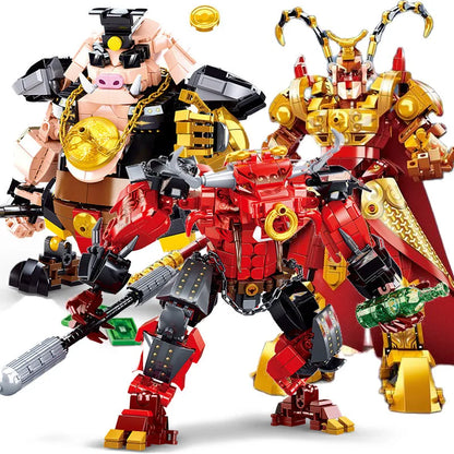 Sluban Building Block Set: Movie King Monkie Pig Warrior Mecha, Model SB1009