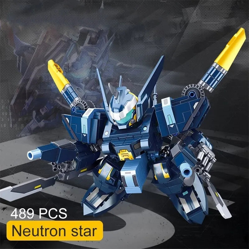 Sluban Building Block Set: Movie Neutron Star Mecha Robot Warrior, Model SB1092