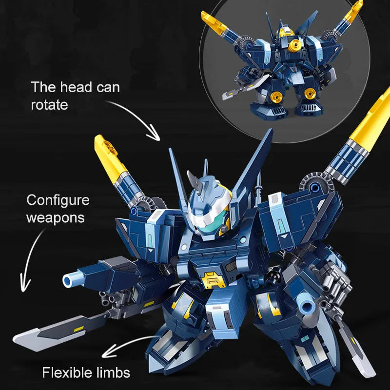 Sluban Building Block Set: Movie Neutron Star Mecha Robot Warrior, Model SB1092