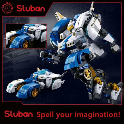 Sluban Building Block Set: Transformer Safety Pioneer Mecha Warrior, Model SB1150
