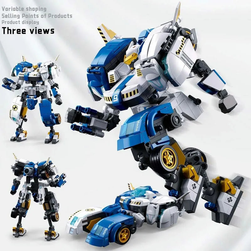 Sluban Building Block Set: Transformer Safety Pioneer Mecha Warrior, Model SB1150