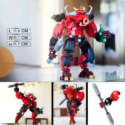 Sluban Building Block Set: Transformers Bull Demon Mecha Warrior, Model SB1008