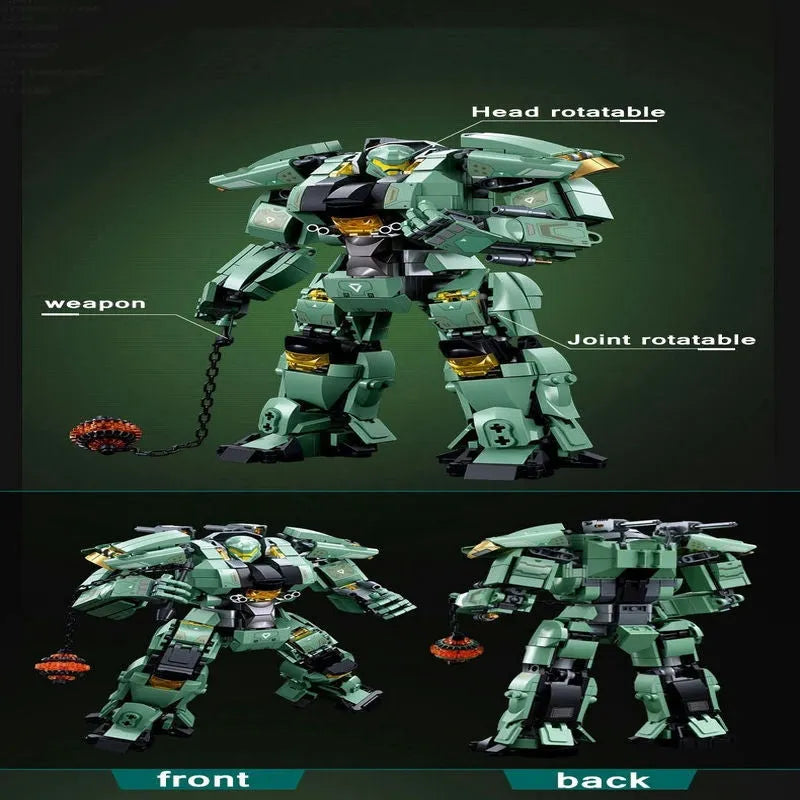Sluban Building Block Set: Transforming Mecha Robot Warrior Leader, Model SB1153