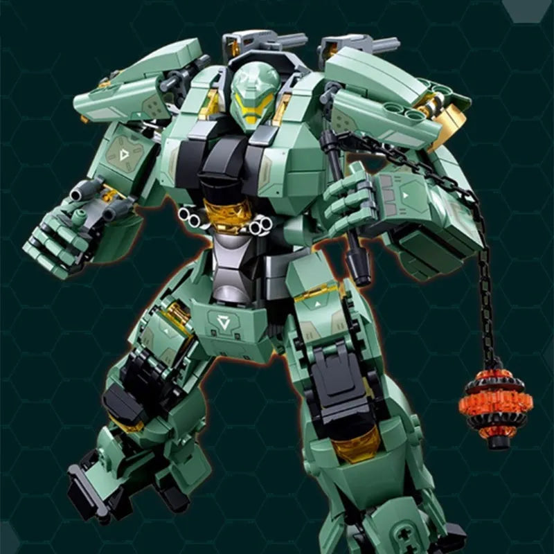 Sluban Building Block Set: Transforming Mecha Robot Warrior Leader, Model SB1153