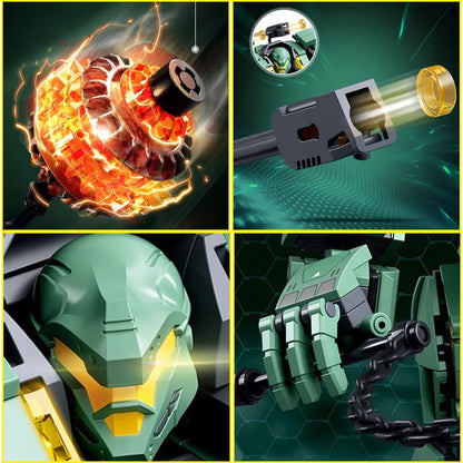 Sluban Building Block Set: Transforming Mecha Robot Warrior Leader, Model SB1153