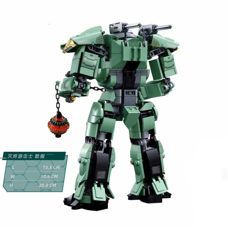 Sluban Building Block Set: Transforming Mecha Robot Warrior Leader, Model SB1153