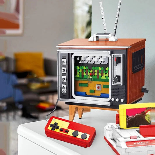 Super 18 K MOC Building Block Set: Experts Infernal FC Contra Retro TV Game, Model K129