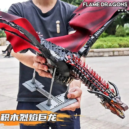 Super 18 K MOC Building Block Set: Movie MOC Game of Thrones Dragon K89