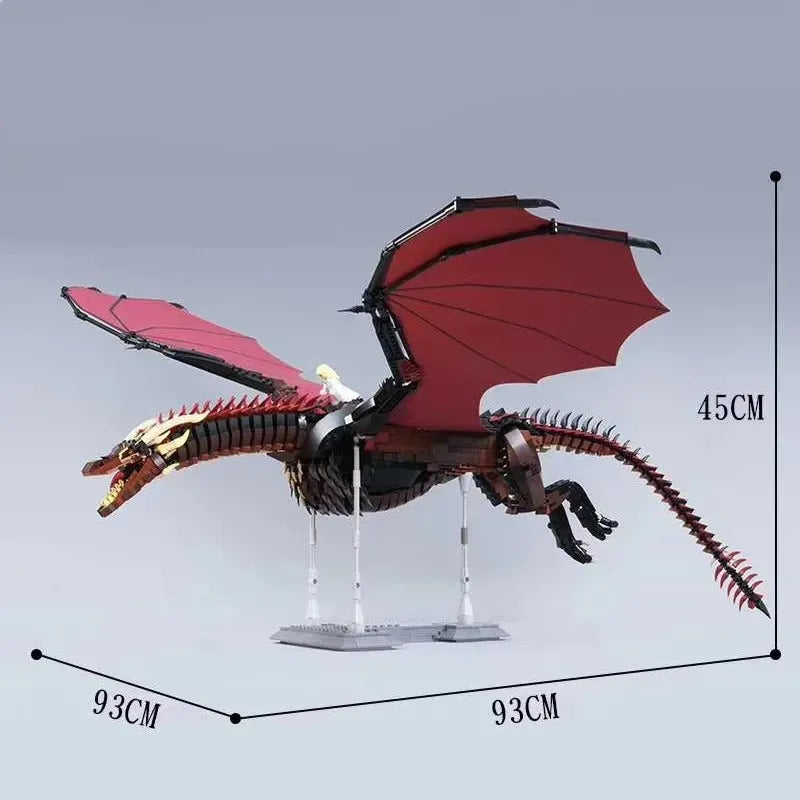Super 18 K MOC Building Block Set: Movie MOC Game of Thrones Dragon K89