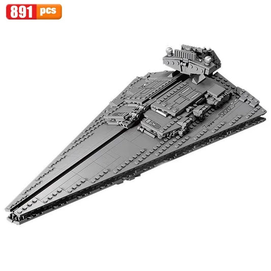 Super 18 K MOC Building Block Set: Star Warship Victory Destroyer Ship