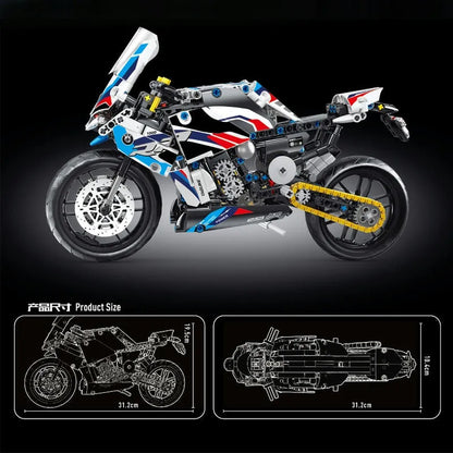 TiaGole MOC Building Block Set: BMW 1000R Road Motorcycle Bikes T3042