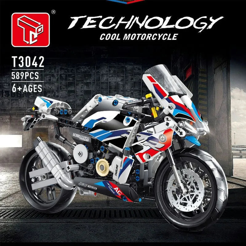 TiaGole MOC Building Block Set: BMW 1000R Road Motorcycle Bikes T3042