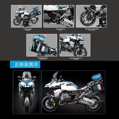 TiaGole MOC Building Block Set: BMW R1250 GS Racing Motorcycle T4022