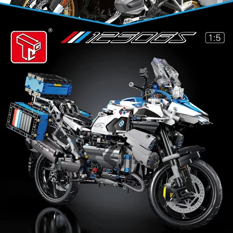 TiaGole MOC Building Block Set: BMW R1250 GS Racing Motorcycle T4022