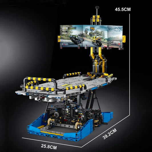 TiaGole MOC Building Block Set: Motorcycle Test Bench Power Motor, Model T2016PF
