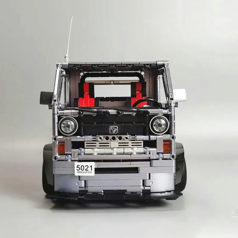 TiaGole MOC Motorized Building Block Set: Trucks Engineering Car T5021