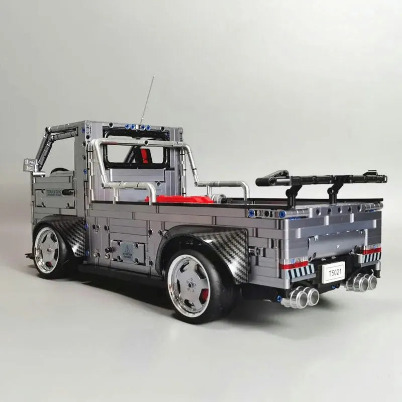 TiaGole MOC Motorized Building Block Set: Trucks Engineering Car T5021
