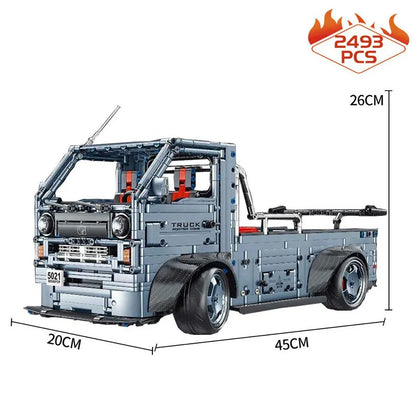 TiaGole MOC Motorized Building Block Set: Trucks Engineering Car T5021
