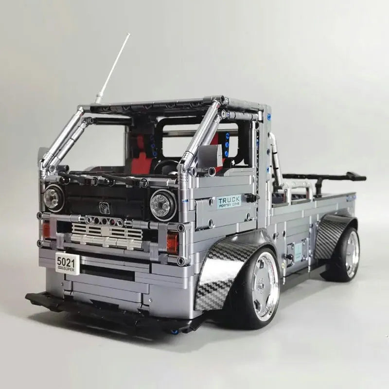 TiaGole MOC Motorized Building Block Set: Trucks Engineering Car T5021