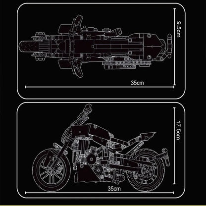 TiaGole MOC Building Block Set: Classic Motorcycle Ducati Diavel 1260 T3035