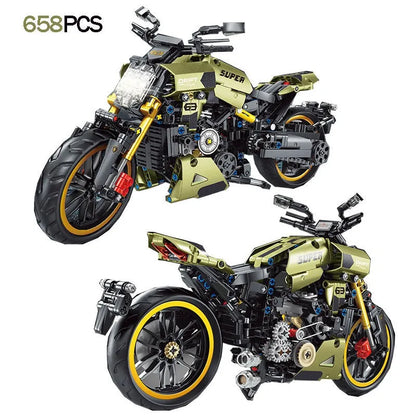 TiaGole MOC Building Block Set: Classic Motorcycle Ducati Diavel 1260 T3035