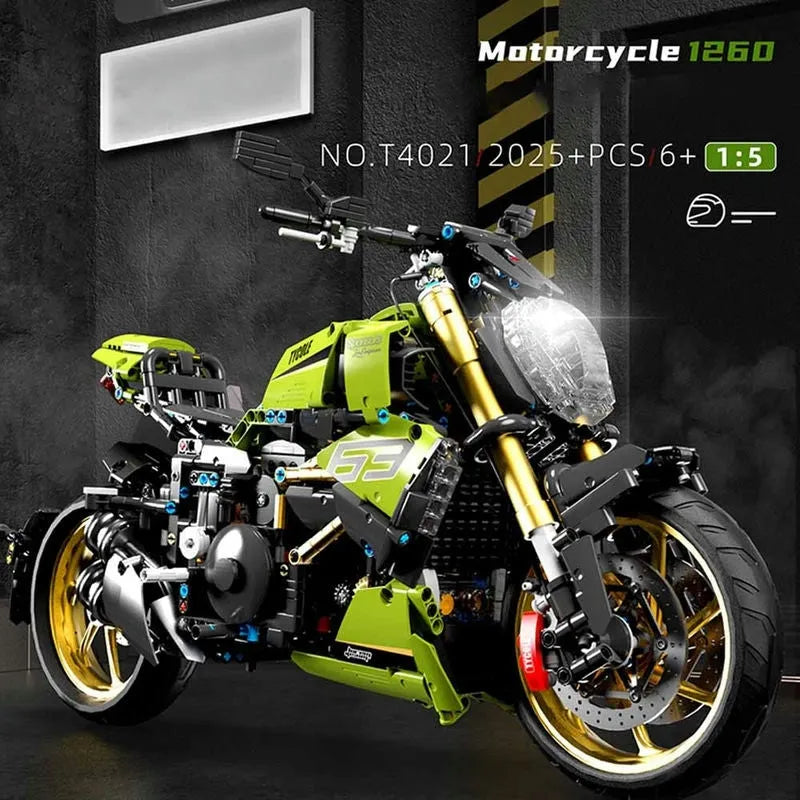 TiaGole MOC Building Block Set: Ducati Diavel 1260 Classic Motorcycle T4021