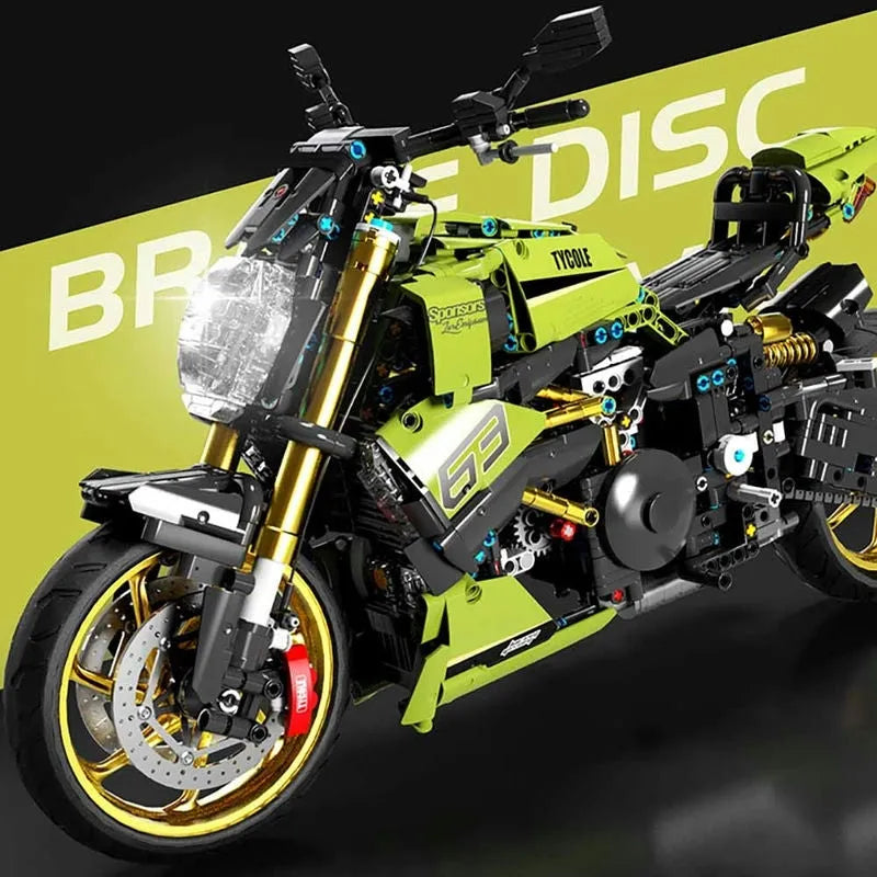 TiaGole MOC Building Block Set: Ducati Diavel 1260 Classic Motorcycle T4021