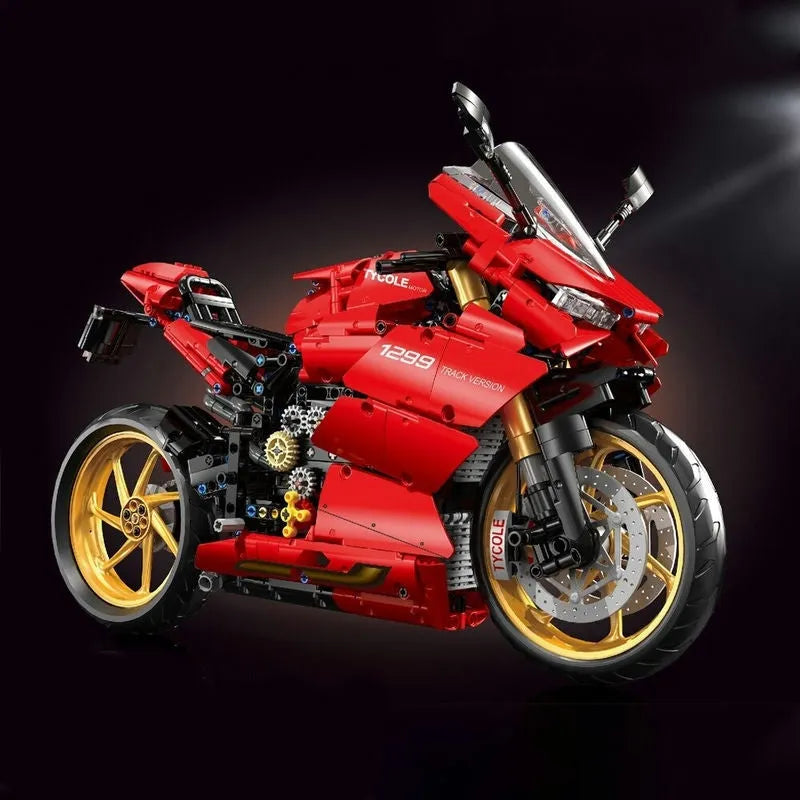 TiaGole MOC Building Block Set: Ducati Panigale S Racing Motorcycle T4020