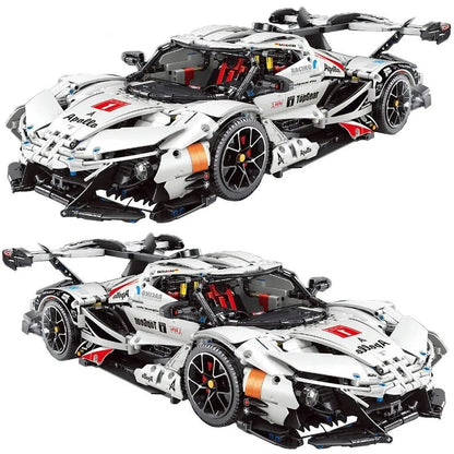 TiaGole MOC Motorized Building Block Set: Gumpert Apollo IE Super Racing Car T5012A