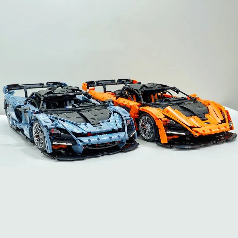 TiaGole MOC Motorized Building Block Set: Hypercar McLaren Senna Racing Car T5013