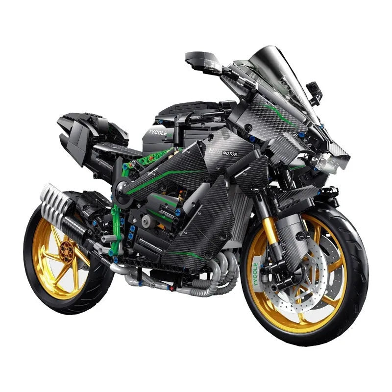 TiaGole MOC Building Block Set: KAWASAKI H2R Racing Motorcycle T4019