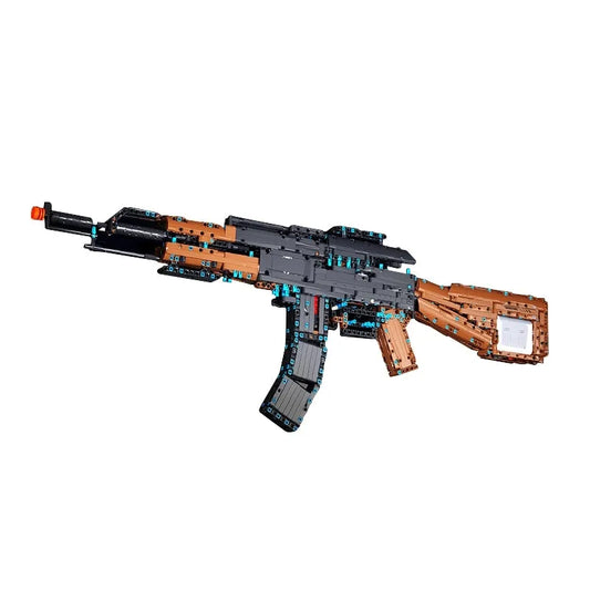 TiaGole MOC Motorized Building Block Set: AK47 Assault Rifle Weapon T2034