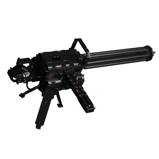 TiaGole MOC Motorized Building Block Set: Gatling Cannon Gun Weapon T2036