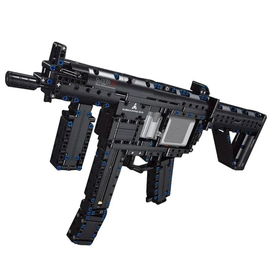 TiaGole MOC Motorized Building Block Set: MP5 Submachine Gun Weapon T2035