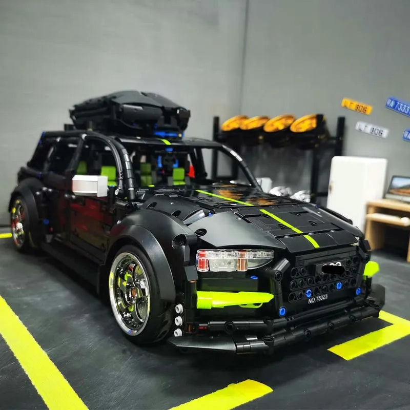 TiaGole MOC Building Block Set: Motorized RC Audi RS6 Avant Racing Car T5023, Model T5023PF