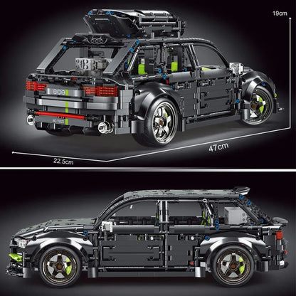 TiaGole MOC Building Block Set: Motorized RC Audi RS6 Avant Racing Car T5023, Model T5023PF
