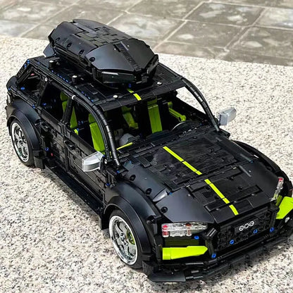 TiaGole MOC Building Block Set: Motorized RC Audi RS6 Avant Racing Car T5023, Model T5023PF