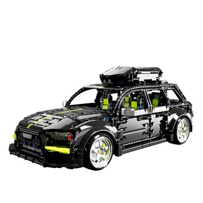 TiaGole MOC Building Block Set: Motorized RC Audi RS6 Avant Racing Car T5023, Model T5023PF
