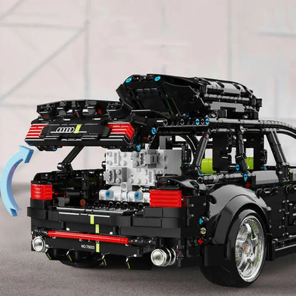 TiaGole MOC Building Block Set: Motorized RC Audi RS6 Avant Racing Car T5023, Model T5023PF