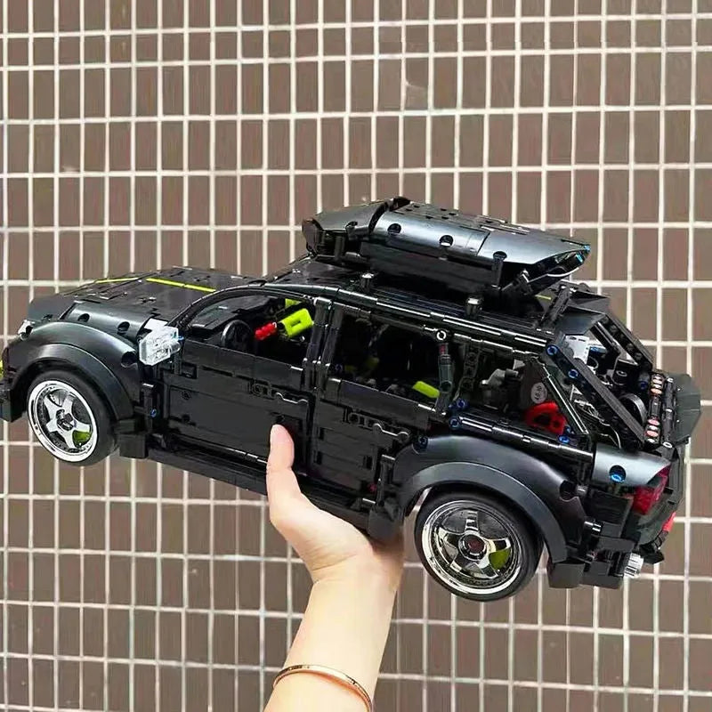 TiaGole MOC Building Block Set: Motorized RC Audi RS6 Avant Racing Car T5023, Model T5023PF