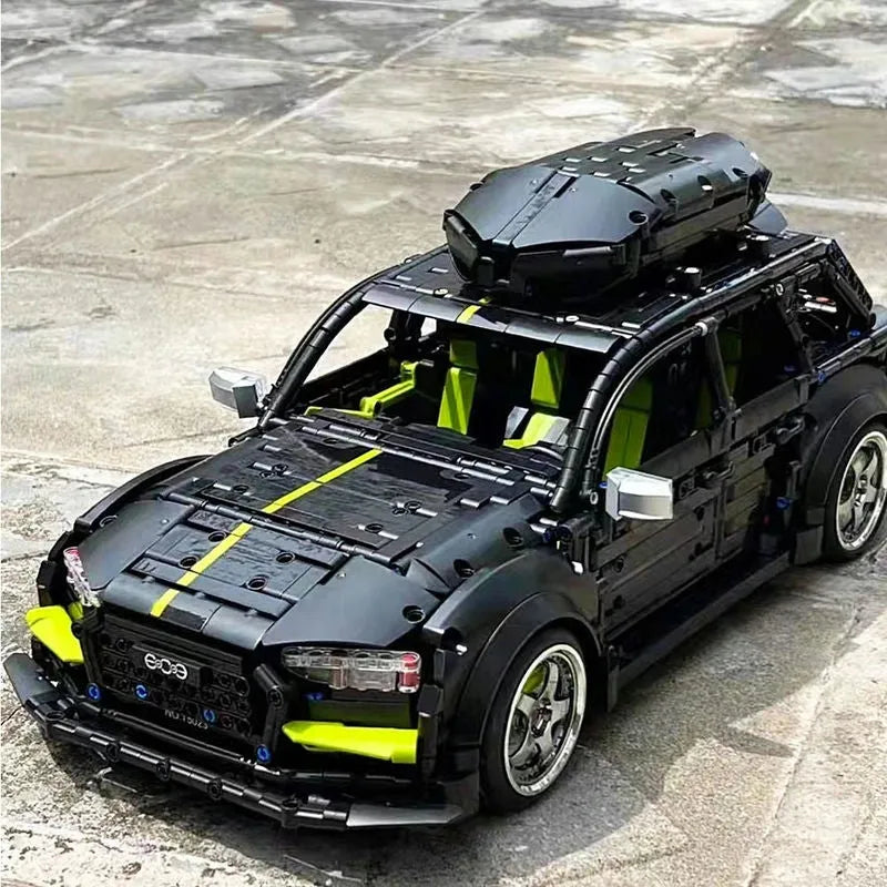 TiaGole MOC Building Block Set: Motorized RC Audi RS6 Avant Racing Car T5023, Model T5023PF