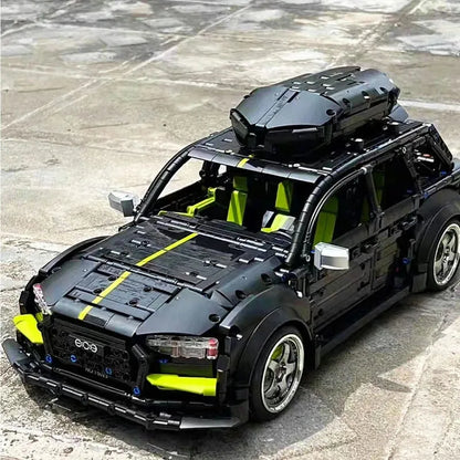 TiaGole MOC Building Block Set: Motorized RC Audi RS6 Avant Racing Car T5023, Model T5023PF