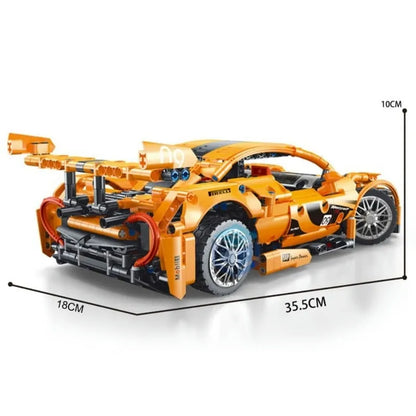 TiaGole MOC Building Block Set: Motorized RC McLaren P1 Sports Car T2009, Model T2009PF