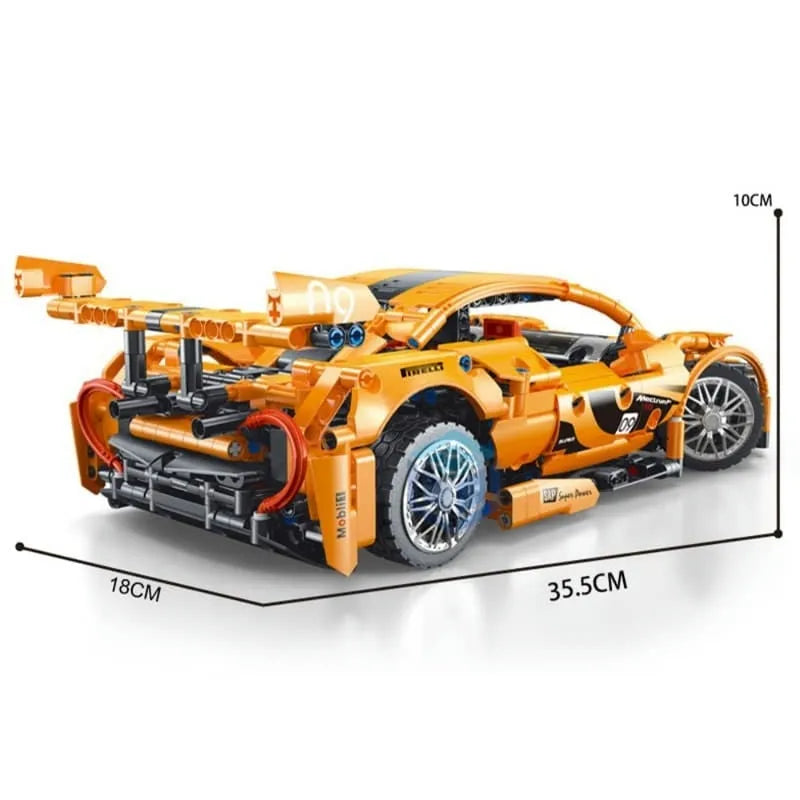 TiaGole MOC Building Block Set: Motorized RC McLaren P1 Sports Car T2009, Model T2009PF